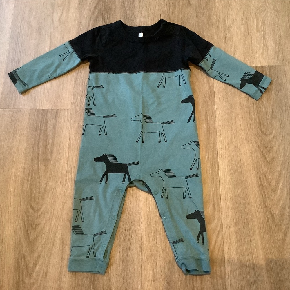 Tea Collection One Piece with Horse Print